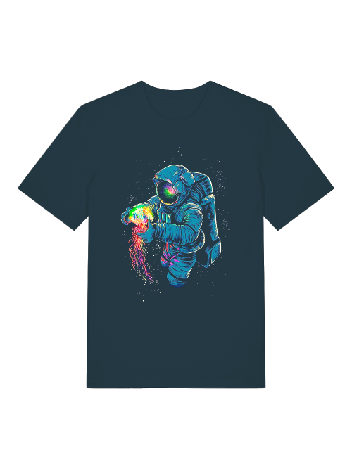 Astronauta Universo en Mano - Camiseta unisex de manga corta de algodón orgánico para adultos Creator T-Shirt 2.0 ST/ST SH