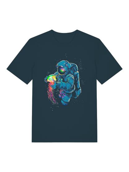 Astronauta Universo en Mano - Camiseta unisex de manga corta de algodón orgánico para adultos Creator T-Shirt 2.0 ST/ST SH
