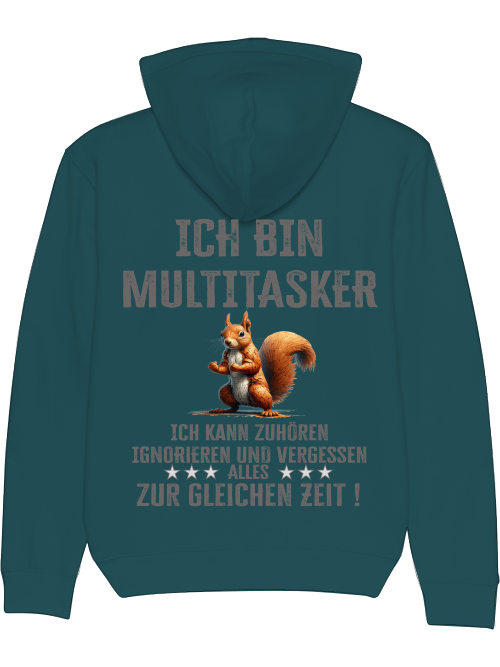 Cruiser Hoodie I am Multitasker Squirrel Puzzle