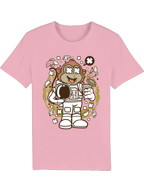 Cartoon Monkey Astronaut Creator T-Shirt SK