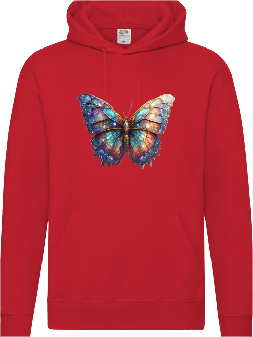 Premium Hooded Sweat Hoodie Partner Shirt Gallaxie Butterfly