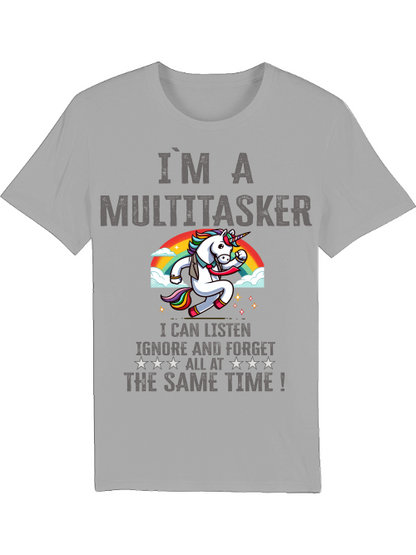 Creator T-Shirt I`ma Multitasker Unicorn with tie