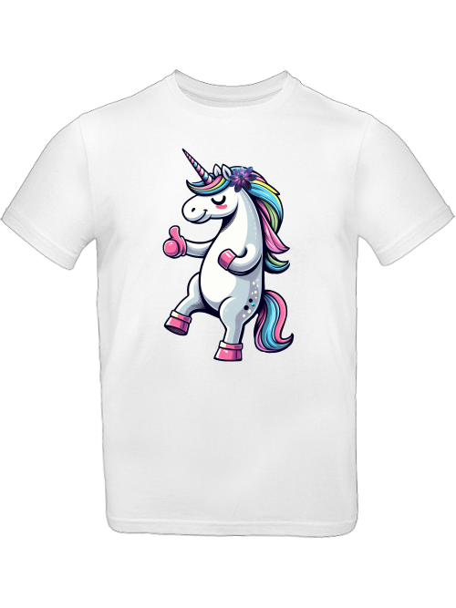 Einhorn mit Daumen hoch T-Shirt Kids SK