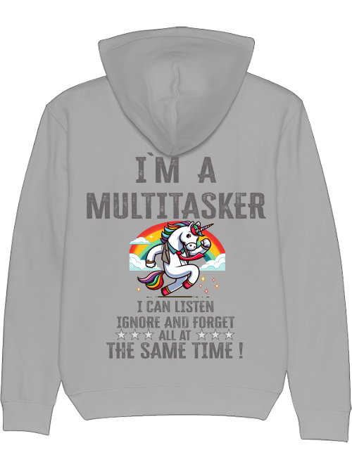 Cruiser hoodie I`ma Multitasker Unicorn with tie