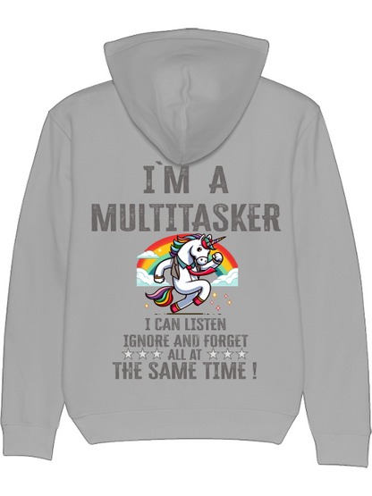 Sudadera con capucha Cruiser I`ma Multitasker Unicorn con corbata