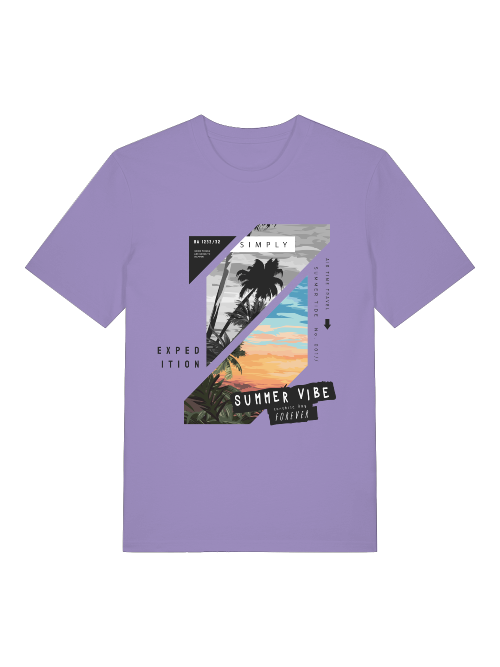 Summer Vibe Forever - Camiseta unisex de manga corta de algodón orgánico para adultos Creator T-Shirt 2.0 ST/ST SH