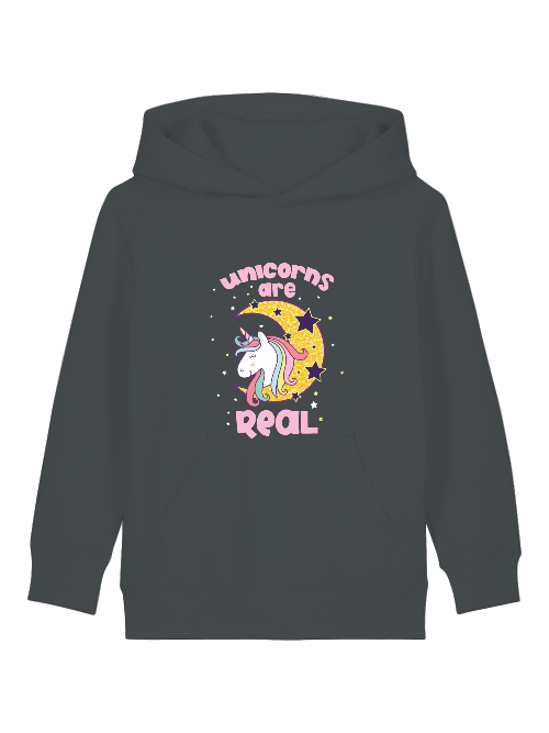 Einhorn Unicorn are real - Mini Cruiser Hoodie 2.0 Kinder Kapuzenpullover SK