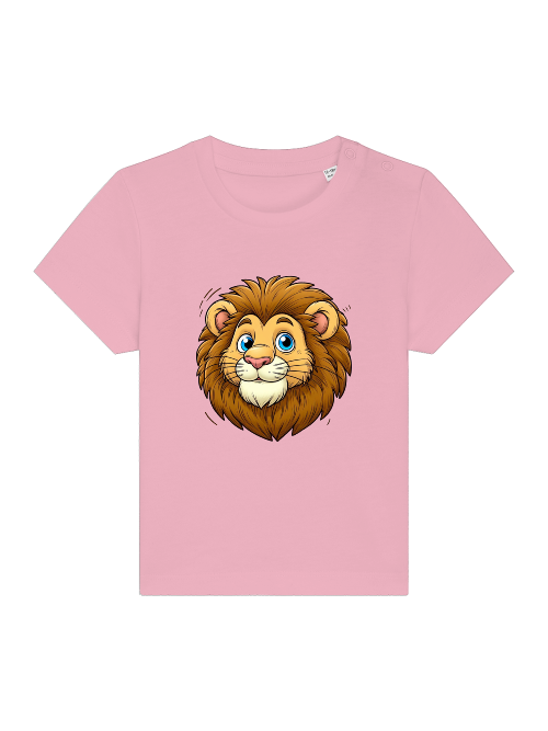 Cartoon süßer Löwenkopf Baby Creator T-Shirt SK