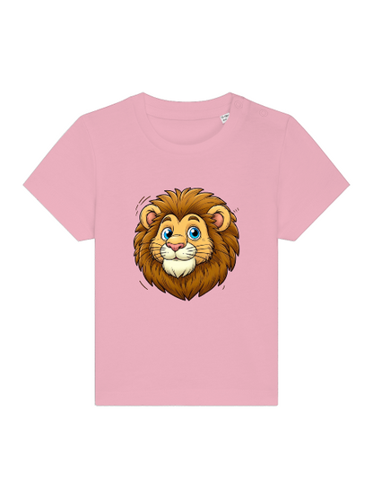 Cartoon süßer Löwenkopf Baby Creator T-Shirt SK