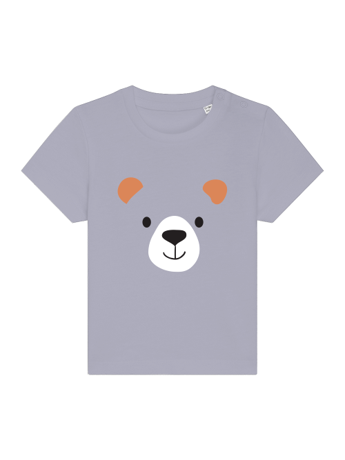 Cara de oso de dibujos animados - Camiseta Baby Creator