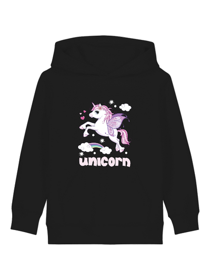 Lindo unicornio - Sudadera con capucha Mini Cruiser 2.0 para niños SK