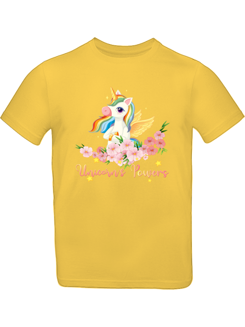 Cartoon Einhorn Power T-Shirt Kids SK