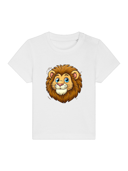 Cartoon süßer Löwenkopf Baby Creator T-Shirt SK