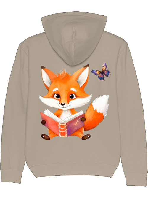 Cruiser Hoodie partner shirt fox with butterfly backsite