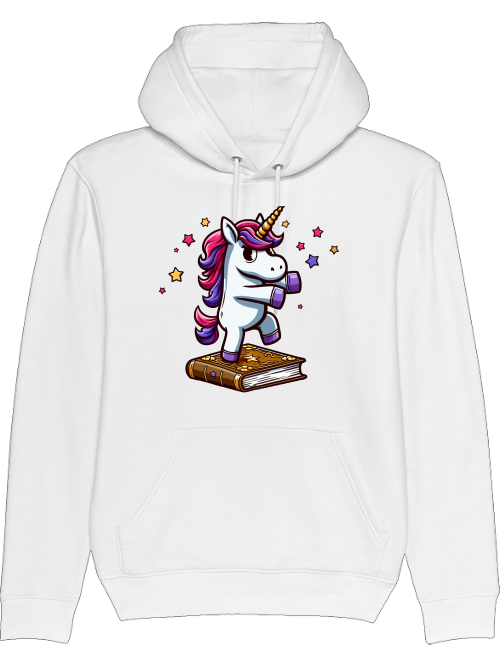 Cruiser Hoodie Unicorn Dancing on Book