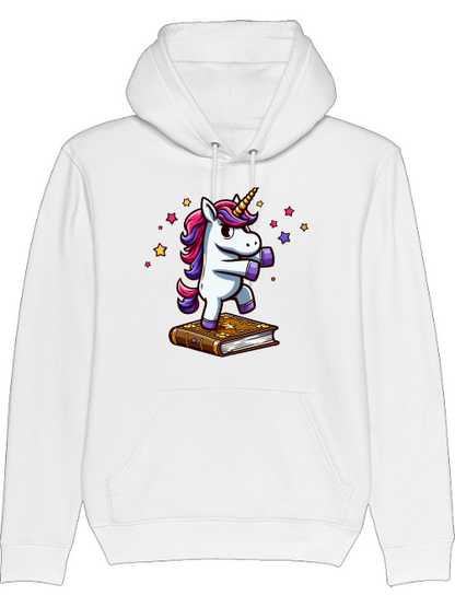 Sudadera con capucha Cruiser Unicornio bailando en el libro