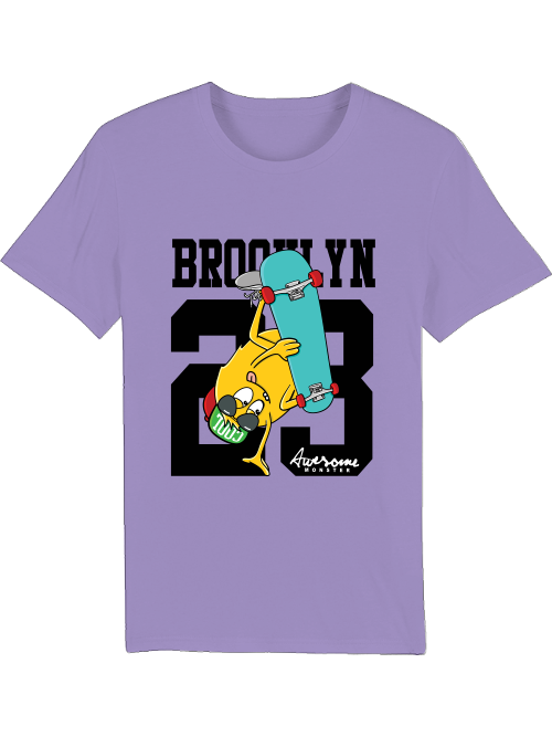 Brooklyn 23 Awesome Monster Skater Creator T-Shirt SK