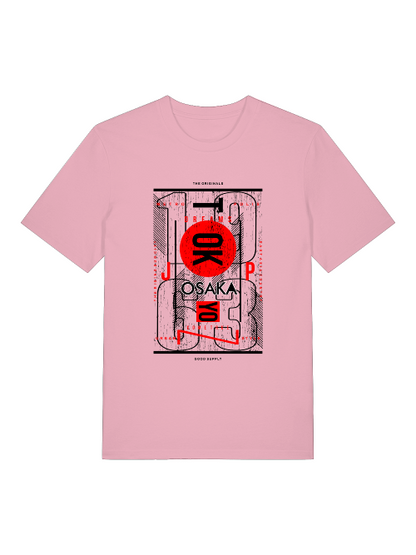 Osaka 1963 Front - Unisex Erwachsenen Bio Baumwolle Kurzarm Shirt Creator T-Shirt 2.0 ST/St SH