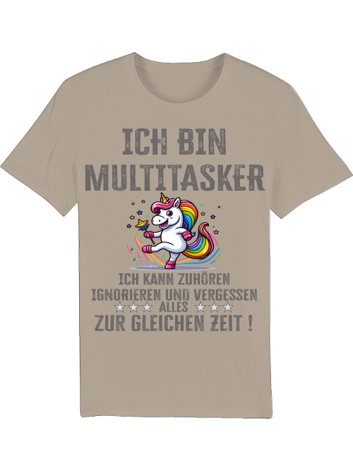 Ich bin Multitasker Einhorn Rasseltanz Bunt Creator T-Shirt