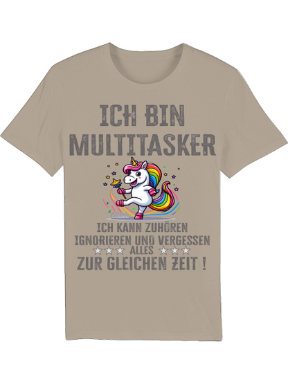 Camiseta Creator I am Multitasker Unicorn Rattle Dance Bund