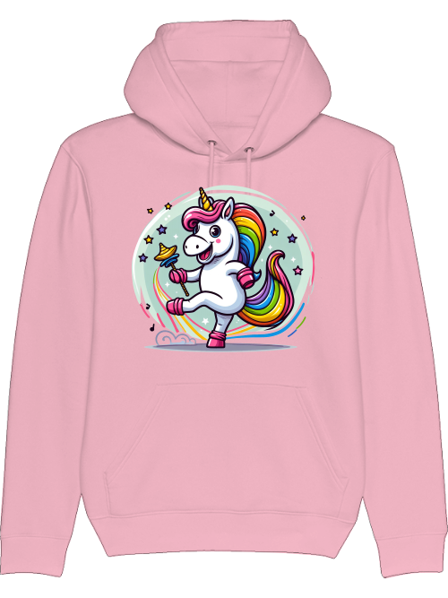 Sudadera con capucha Cruiser unicornio bailando con burbuja