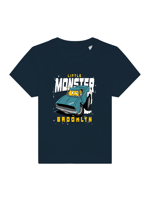 Cartoon Little Monster Monstercar - Baby Creator T-Shirt SK