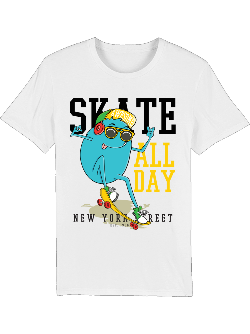 Skate all Day Monster New York Creator T-Shirt SK