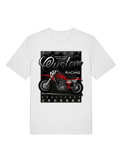 Street Racing Custom Crosser - Camiseta unisex de manga corta de algodón orgánico para adultos Creator T-Shirt 2.0 ST/ST SH