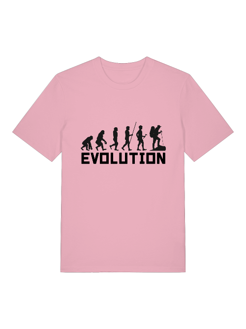 Evolution Walking - Camiseta unisex de manga corta de algodón orgánico para adultos Creator T-Shirt 2.0 ST/ST SH