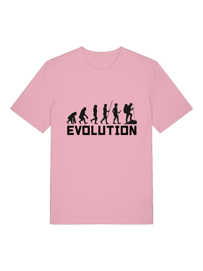 Evolution Walking - Camiseta unisex de manga corta de algodón orgánico para adultos Creator T-Shirt 2.0 ST/ST SH