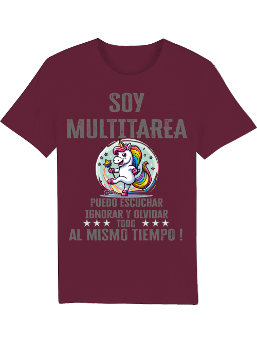 Creator T-Shirt Soy Multitarea Unicorn Rattle Dance