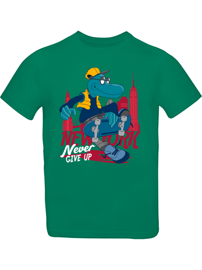 Camiseta infantil de dibujos animados "Nunca te rindas, Croco" SK