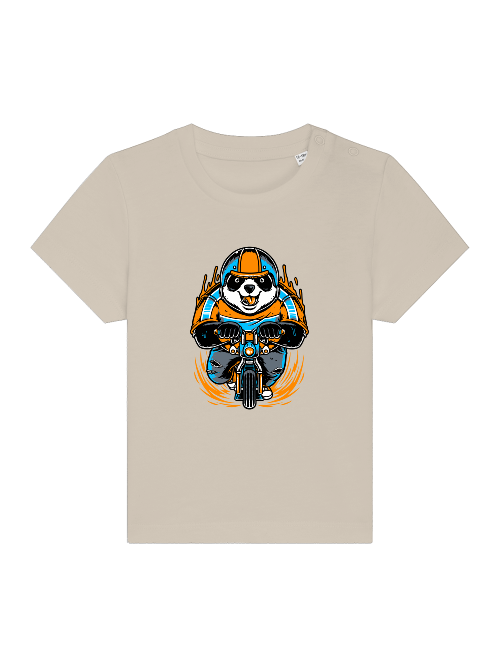 Camiseta Panda Biker de dibujos animados - Baby Creator