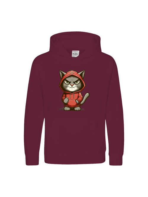 Grimmige Katze - Kids Premium Hoodie SK