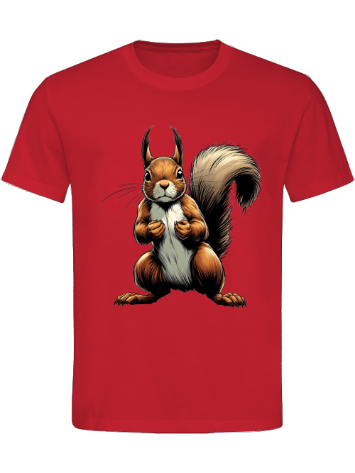 Heavy Cotton T-Shirt Partner Shirt Squirrel