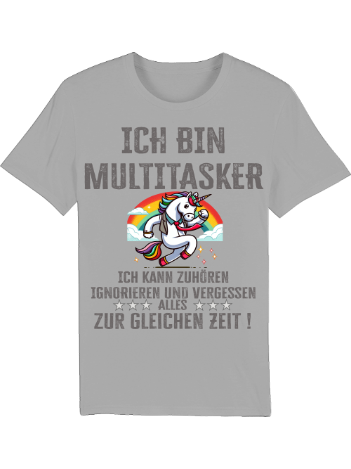 Creator T-Shirt I am a multitasker unicorn with tie