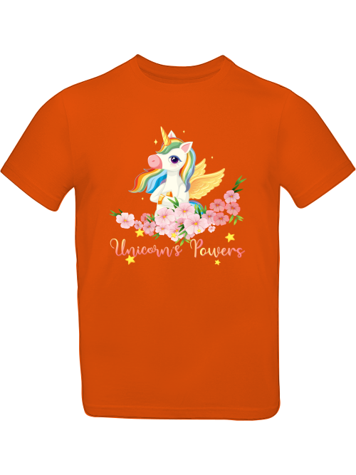 Cartoon Einhorn Power T-Shirt Kids SK