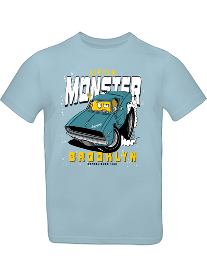 Camiseta infantil de Monstercar con diseño de pequeño monstruo de dibujos animados SK
