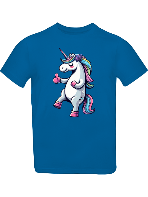 Einhorn mit Daumen hoch T-Shirt Kids SK