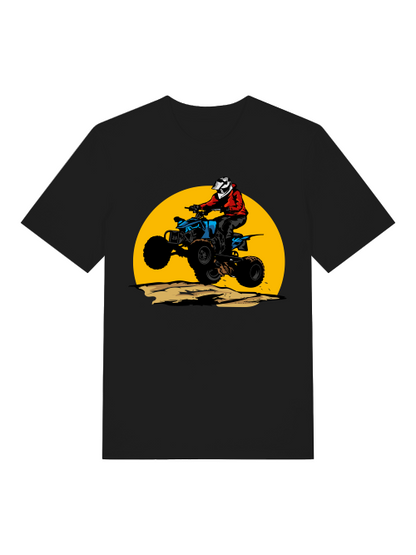 Camiseta unisex de manga corta de algodón orgánico para adultos Quad Off-Road Sun - Creator T-Shirt 2.0 ST/ST SH