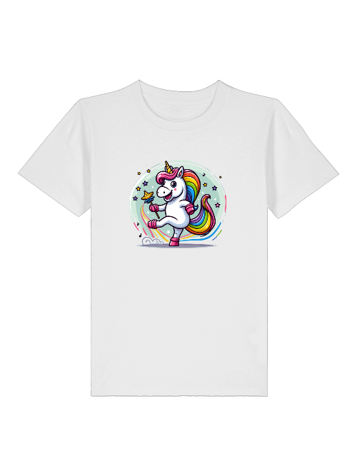 Einhorn tanzt mit Blase - Mini Creator 2.0 Kids T-Shirt SK