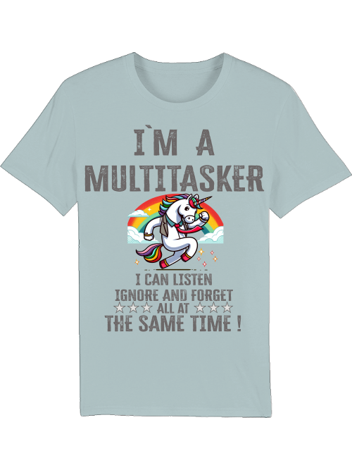 Creator T-Shirt I`ma Multitasker Unicorn with tie