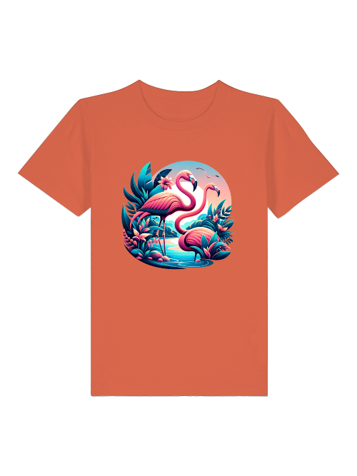 Flamingos - Mini Creator 2.0 Kids T-Shirt SK