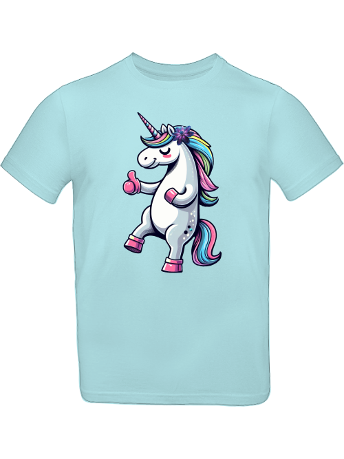 Einhorn mit Daumen hoch T-Shirt Kids SK