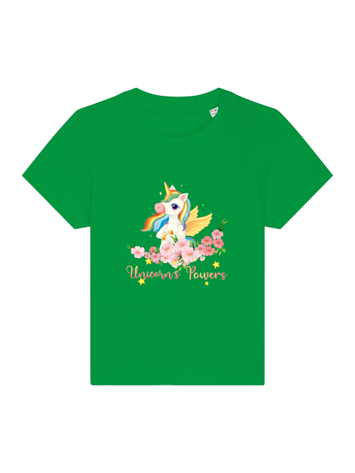 Cartoon Unicorn Power - Camiseta Baby Creator