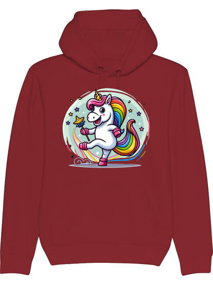 Cruiser hoodie unicorn dancing with bubble