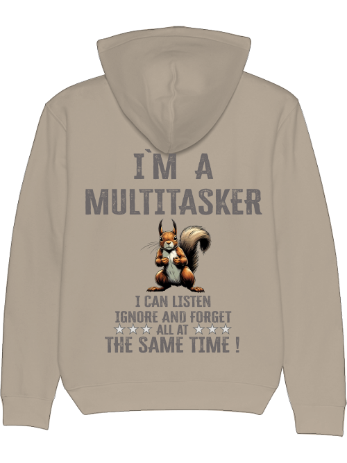 Cruiser Hoodie I`ma Multitasker Squirrel