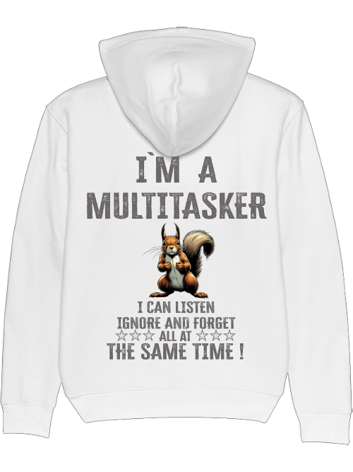 Cruiser Hoodie I`ma Multitasker Squirrel