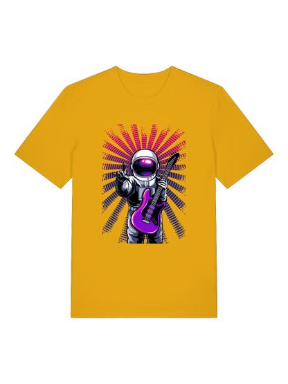 Astronaut Music Vibes - Camiseta unisex de manga corta de algodón orgánico para adultos Creator T-Shirt 2.0 ST/ST SH