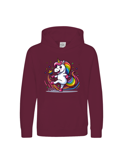 Kids Premium Hoodie Sweet Unicorn is dancing